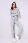 Turtleneck Pullover Sweatshirts Knit Pants Suit