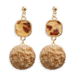 New Vintage Geometric Shell Earrings