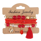 ZOSHI 3-4pcs/set Fashion Boho Bracelets