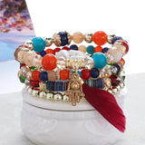 ZOSHI 3-4pcs/set Fashion Boho Bracelets