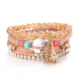 ZOSHI 3-4pcs/set Fashion Boho Bracelets