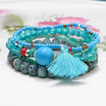 ZOSHI 3-4pcs/set Fashion Boho Bracelets