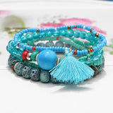 ZOSHI 3-4pcs/set Fashion Boho Bracelets