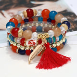 ZOSHI 3-4pcs/set Fashion Boho Bracelets